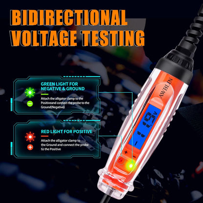 Digital Test Light for Automotive (3-72V DC)