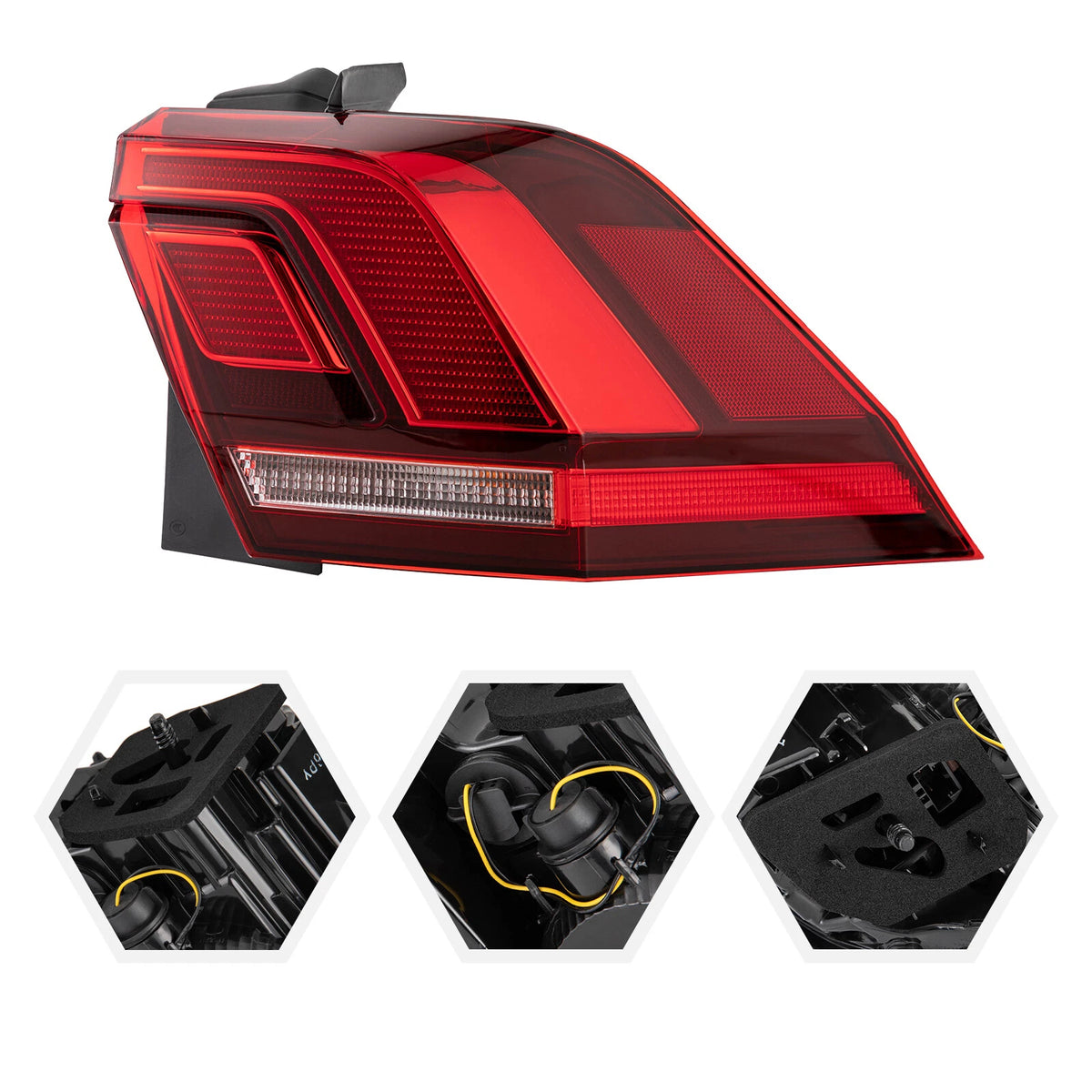 Right Tail Light for Volkswagen Tiguan (2018–2023) 5NN945096A, 5NN-945-096-A, 5NN 945 096 A
