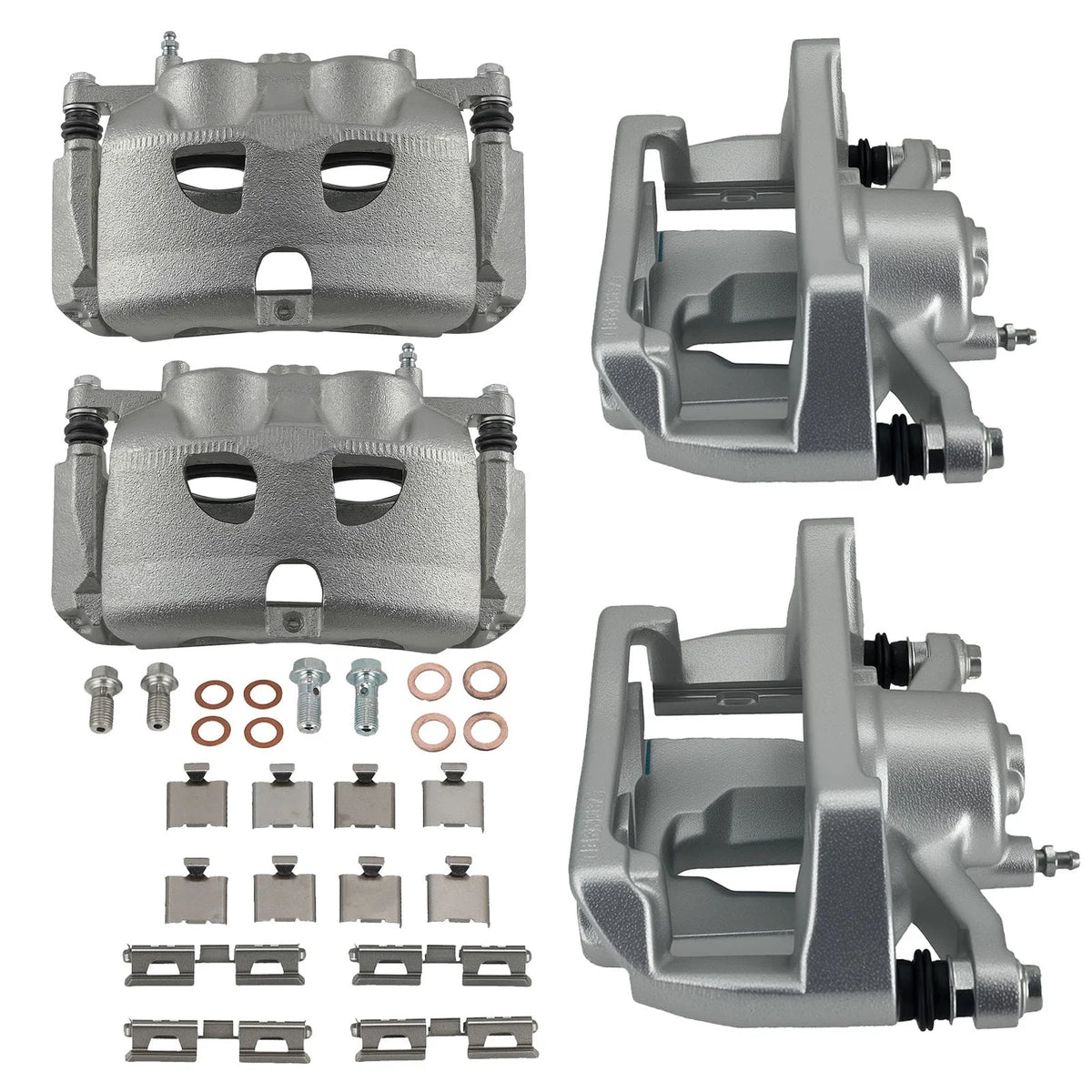 Set of 4 Brake Calipers for Ford F-150 LOBO (2012–2016) with Bracket