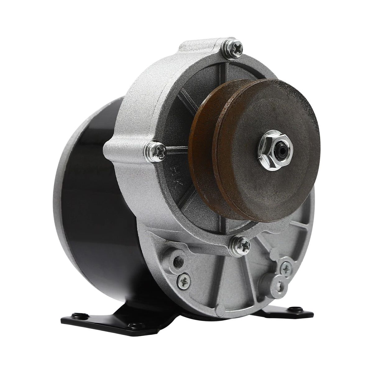 12V 250W Electric Brushed Motor with Belt Pulley for E-Scooter Bike