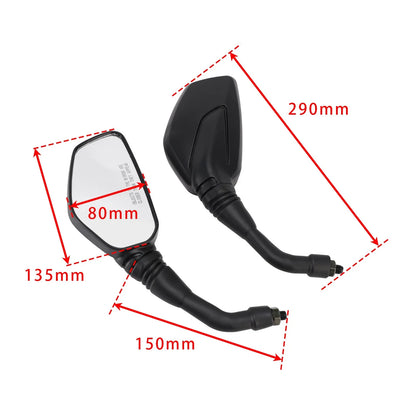 Set of 2 Rearview Mirrors for Bajaj Pulsar NS200 NS160 Dominar 400