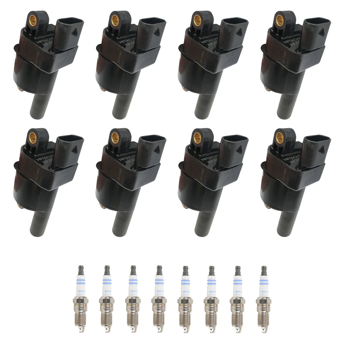Set of 8 Ignition Coils & Spark Plugs for Allure Rainer V8 (2002–2008)