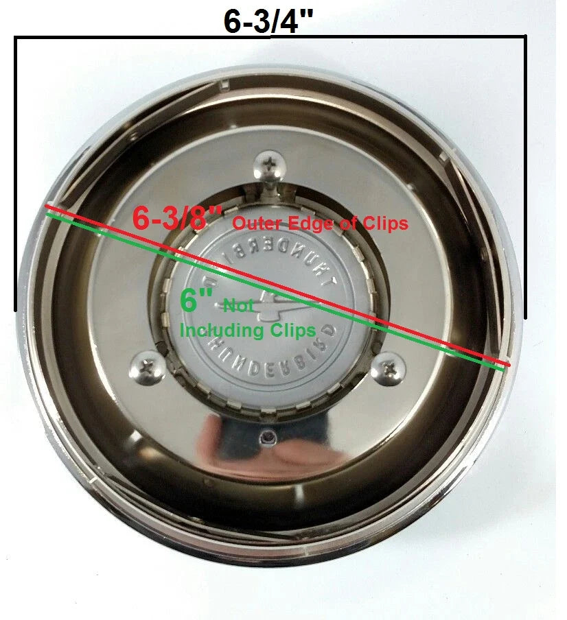Wire Wheel Spinner Center Cap Replacement for 1962-1963 Ford Thunderbird