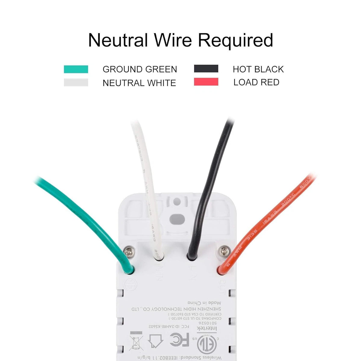 4X WiFi Smart In-Wall Light Switch Timer for Alexa & Google