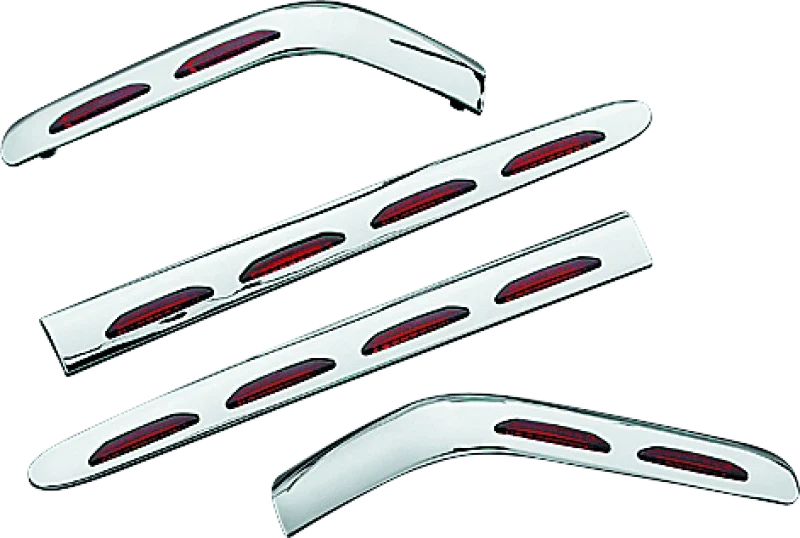 Set of 2 Kuryakyn LED Saddlebag Moldings for Honda GL1800 Gold Wing (2001–2005)