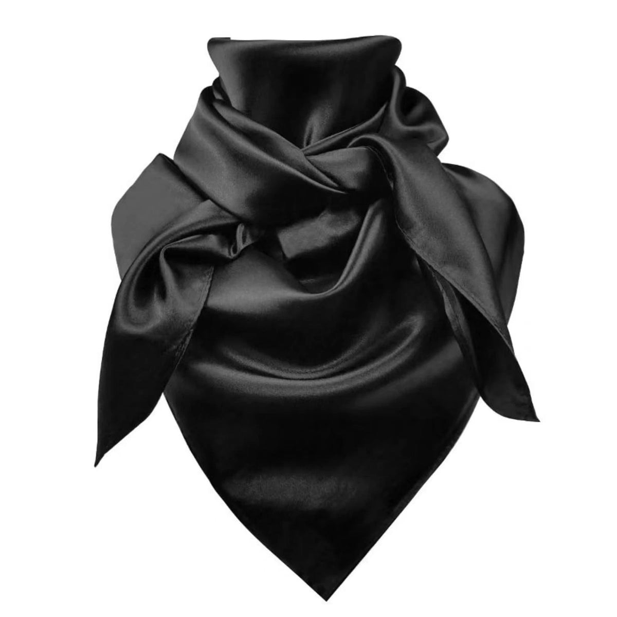 Wild Rag Bandana for Men Women - Cowboy Large, Black