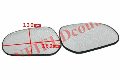 Left & Right Door Glass Mirror with Base Plate for Suzuki Ritz (2009–2015)