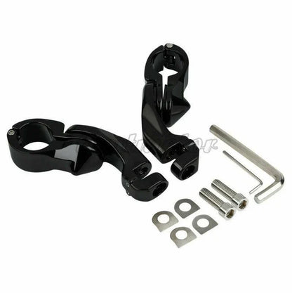Footrest Footpeg for Harley Road King, Glide (1 1/4'' Short Angled Mount)