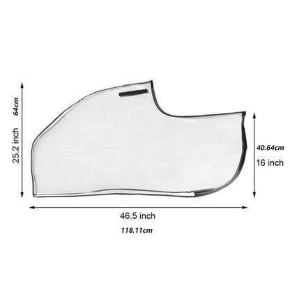 Transparent Golf Bag Rain Cover for Push Carts (2010–2023)