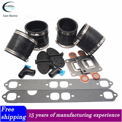 Exhaust Manifold Gasket Kit 27-33395 for MerCruiser 4" GM V8 (N/A)
