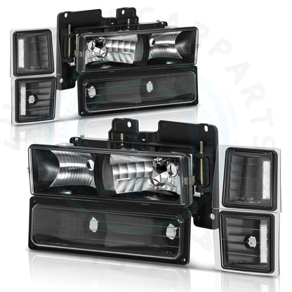 Headlight Assembly Set for Chevy Silverado (1994–1998)