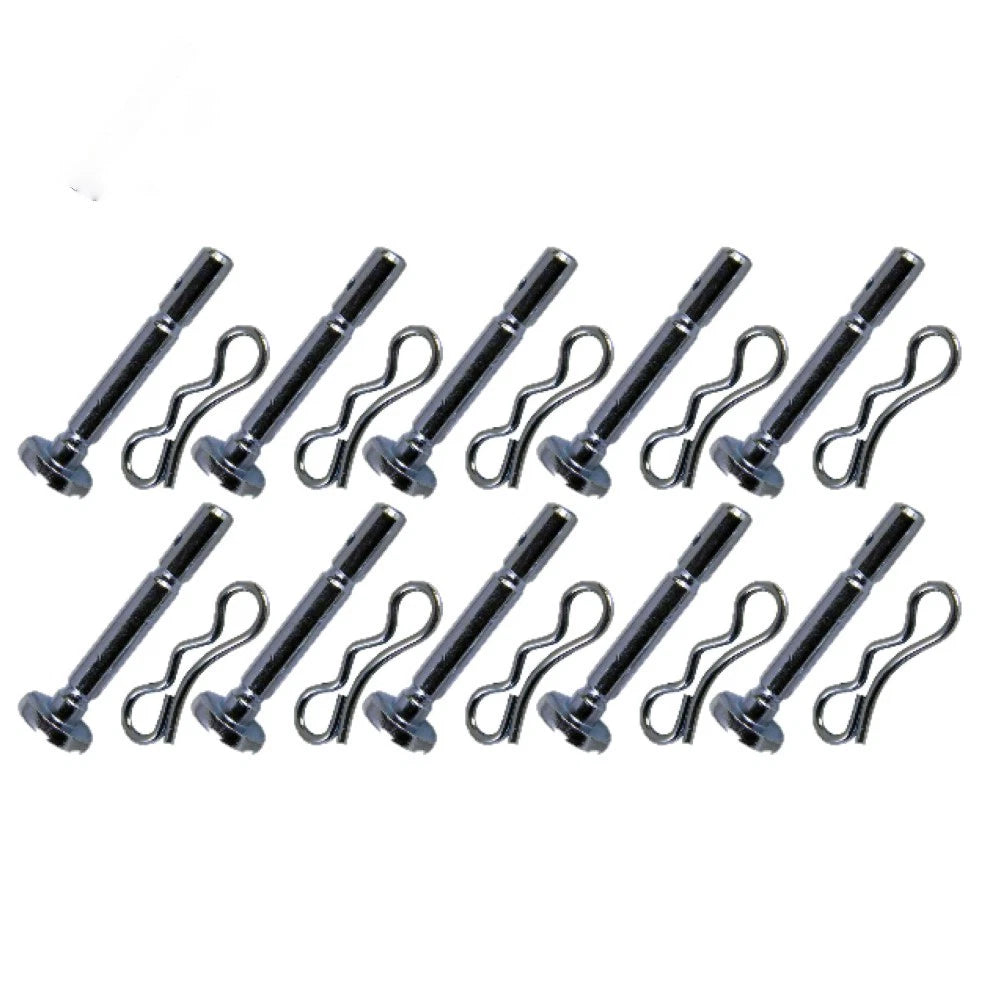 Set of 10 Shear Pins 1/4" X 1-7/8" for Various Applications