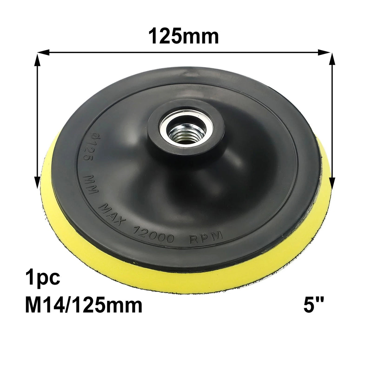 Set of 5 Polishing Buffing Wheel Pads for Automotive Angle Grinder