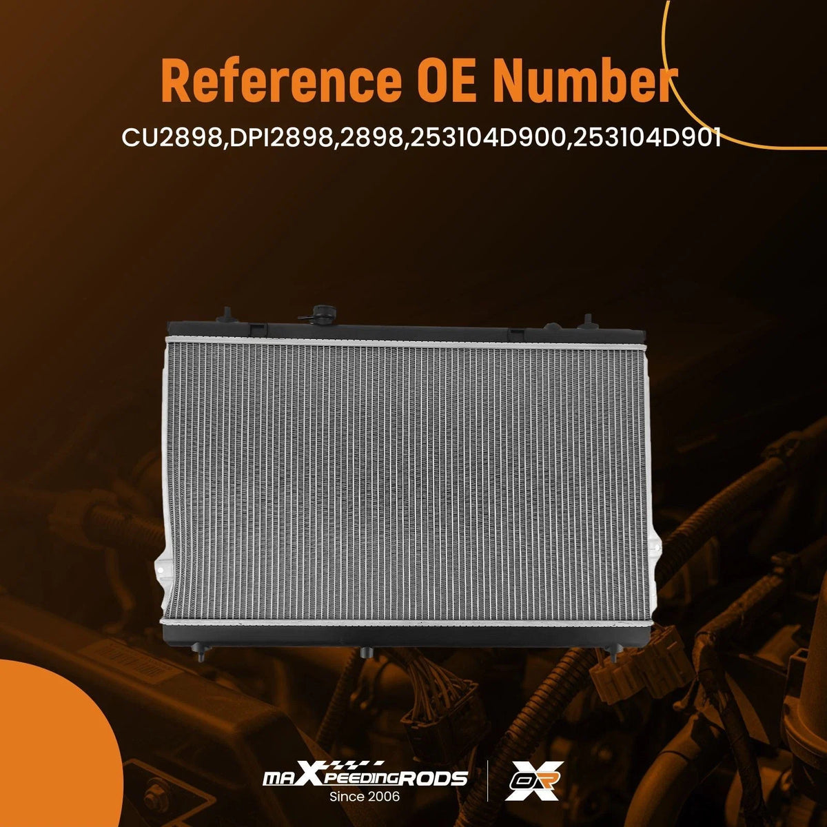 Durable Cooling Radiator for Hyundai Entourage/Kia Sedona (2006–2010)