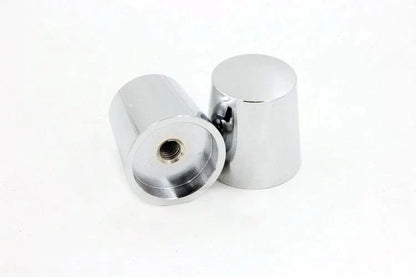 Billet Chrome Handle Bar Ends for Suzuki GSXR 1000, Yamaha R1, R6 (2000–2023)