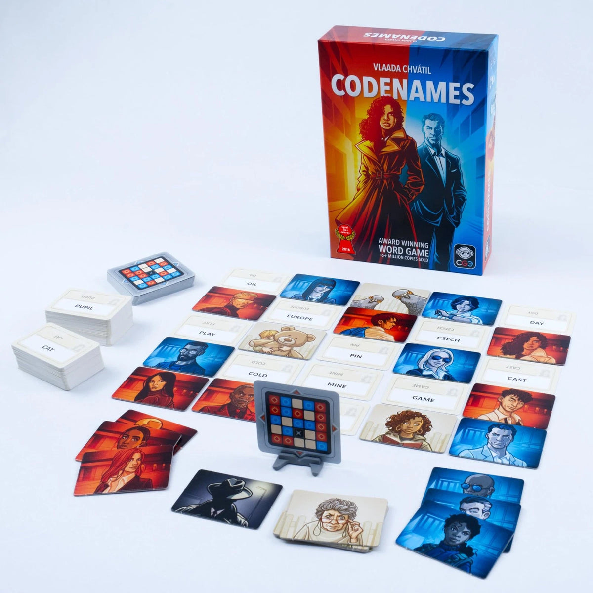 CGE Codenames Board Game for 2nd Edition (Blue and White)