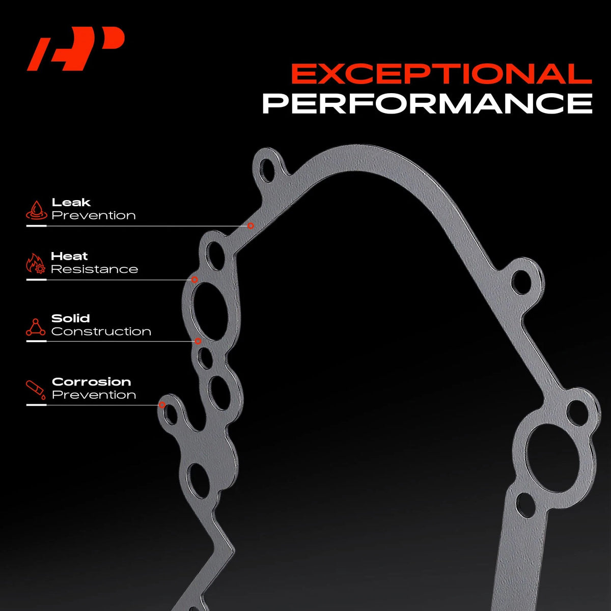 Engine Timing Cover Gasket for Ford Mustang (1994–2004) YF2Z6020AA, 72754