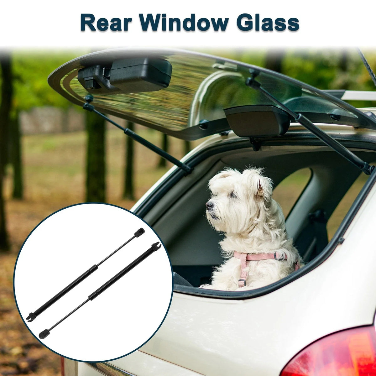 Rear Window Glass Lift Supports Struts for Nissan Pathfinder R51 (2005–2012)