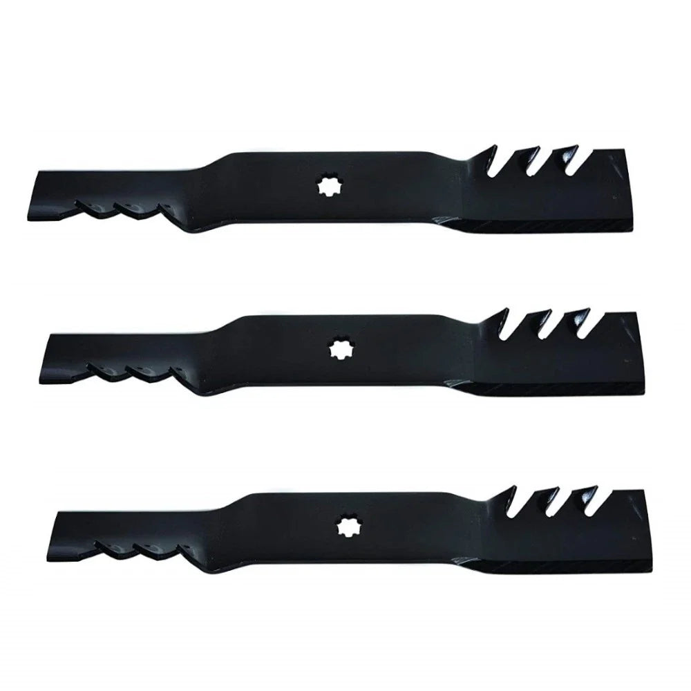 Set of 3 Mulching Blades for John Deere (GX21380, GY20684, GY20679)