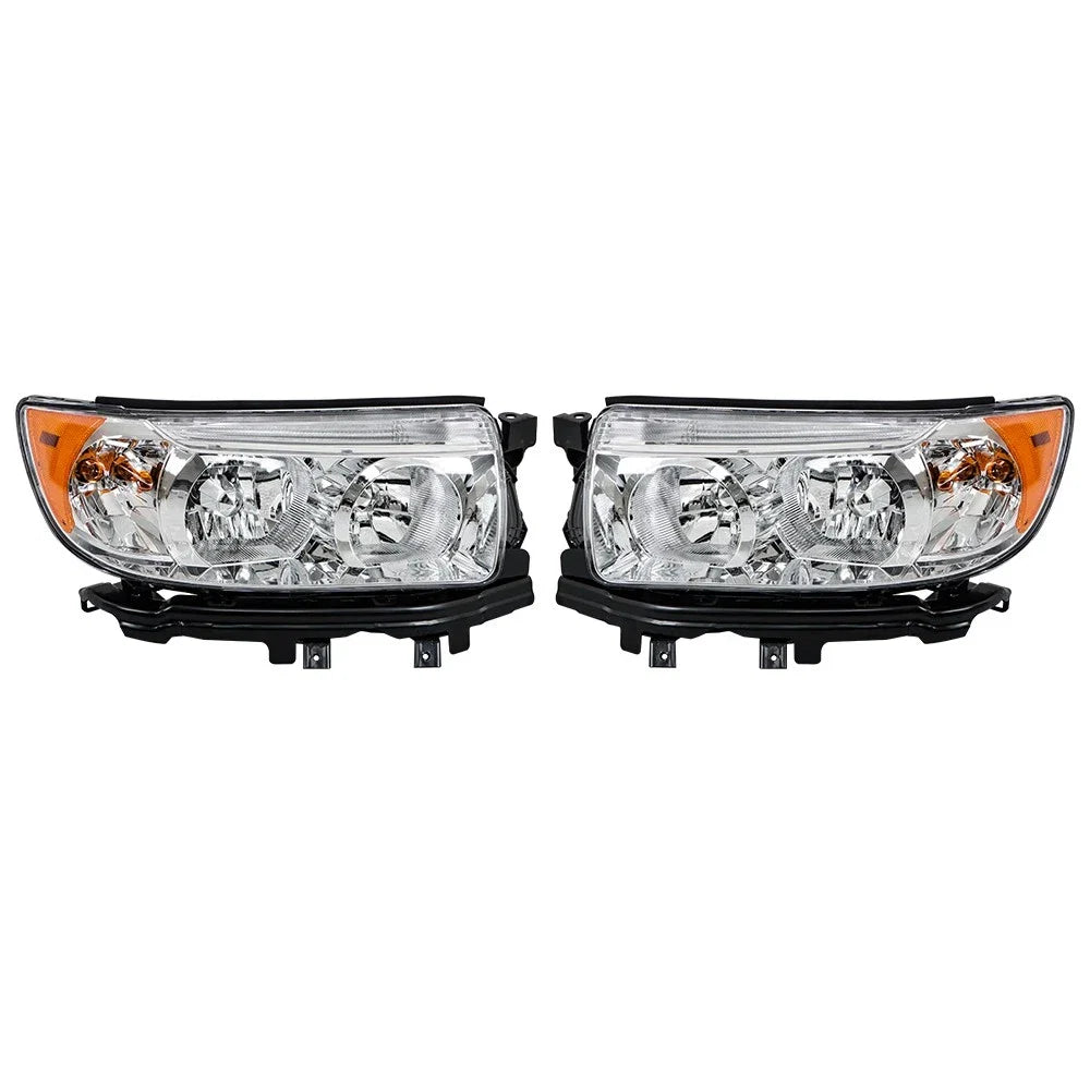 Set of 2 Clear Halogen Projector Headlights for Subaru Forester (2006–2008)