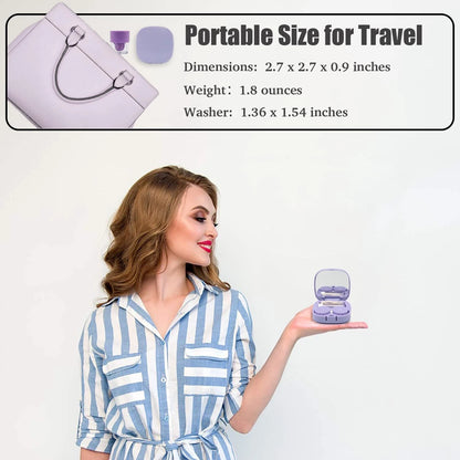 Contact Lens Case for Vastsoon (Travel Small, Sugar Purple)