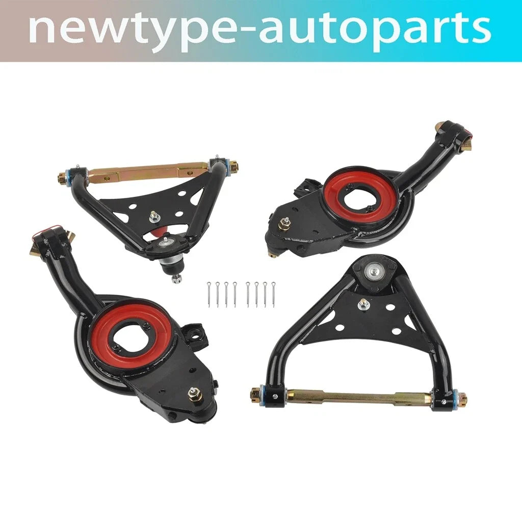Set of 4 Tubular Control Arms for Chevrolet Full Size (1965–1970)