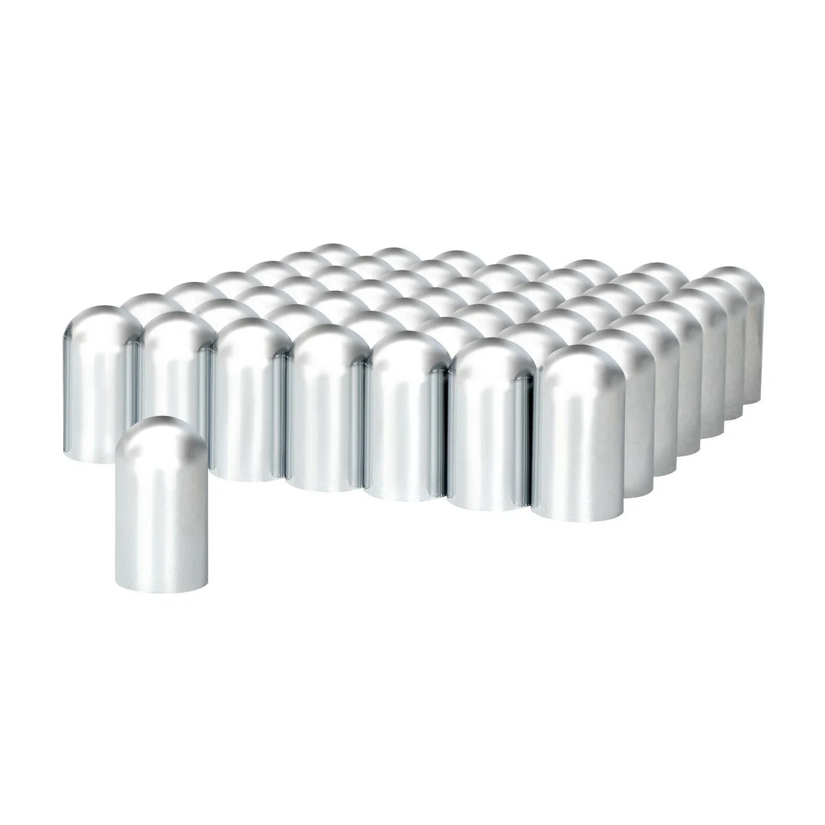 Chrome Lug Nut Covers Dome 33mm Thread-On for Ford F-150 (2004–2020)