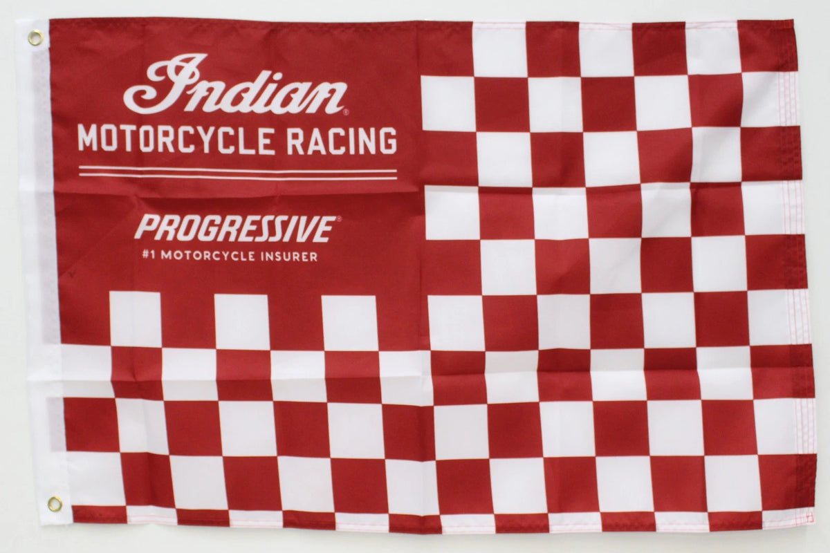 Progressive Racing Flag Banner for Indian Motorcycle (LMP-0030)