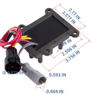 CDI Rectifier Regulator for Johnson Evinrude 35 AMP (193-6048, 586048, 586075, 18-5829)