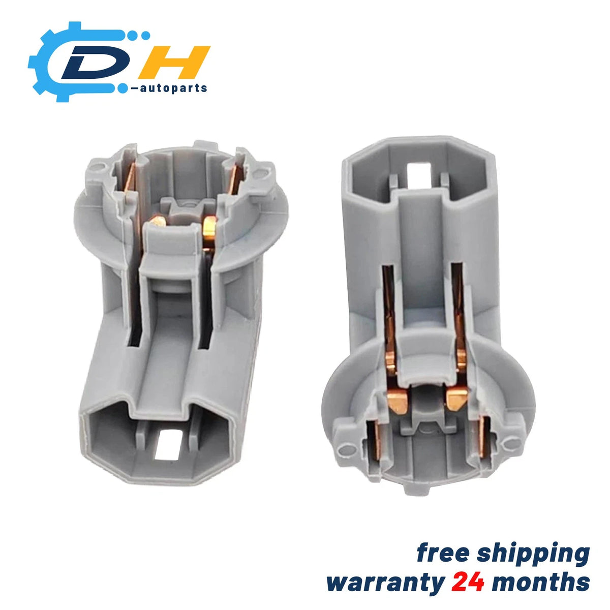 2X Center Stop License Plate Rear Lamp Socket for Toyota Corolla (2001–2020) - 90075-60037, 9007560037