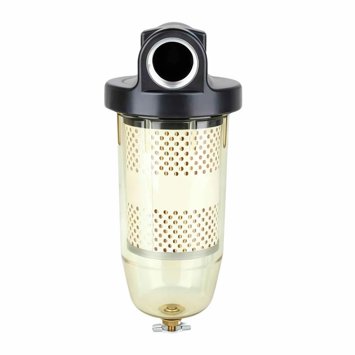 2X 496 Fuel Tank Filter with 1” NPT Top Cap Assembly for Gasoline Diesel