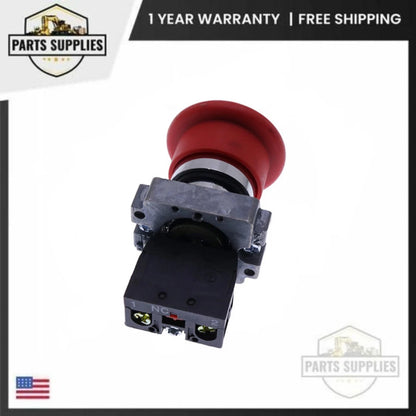 Emergency Stop Switch for Snorkel Upper Control Box Assembly