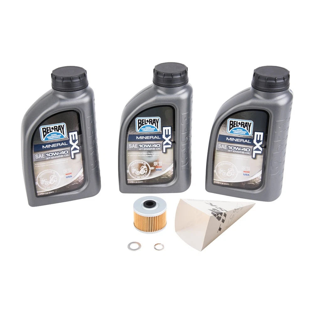 4X Tusk 4-Stroke Oil Change Kit for Bel-Ray EXL 10W-40 (1529860966)