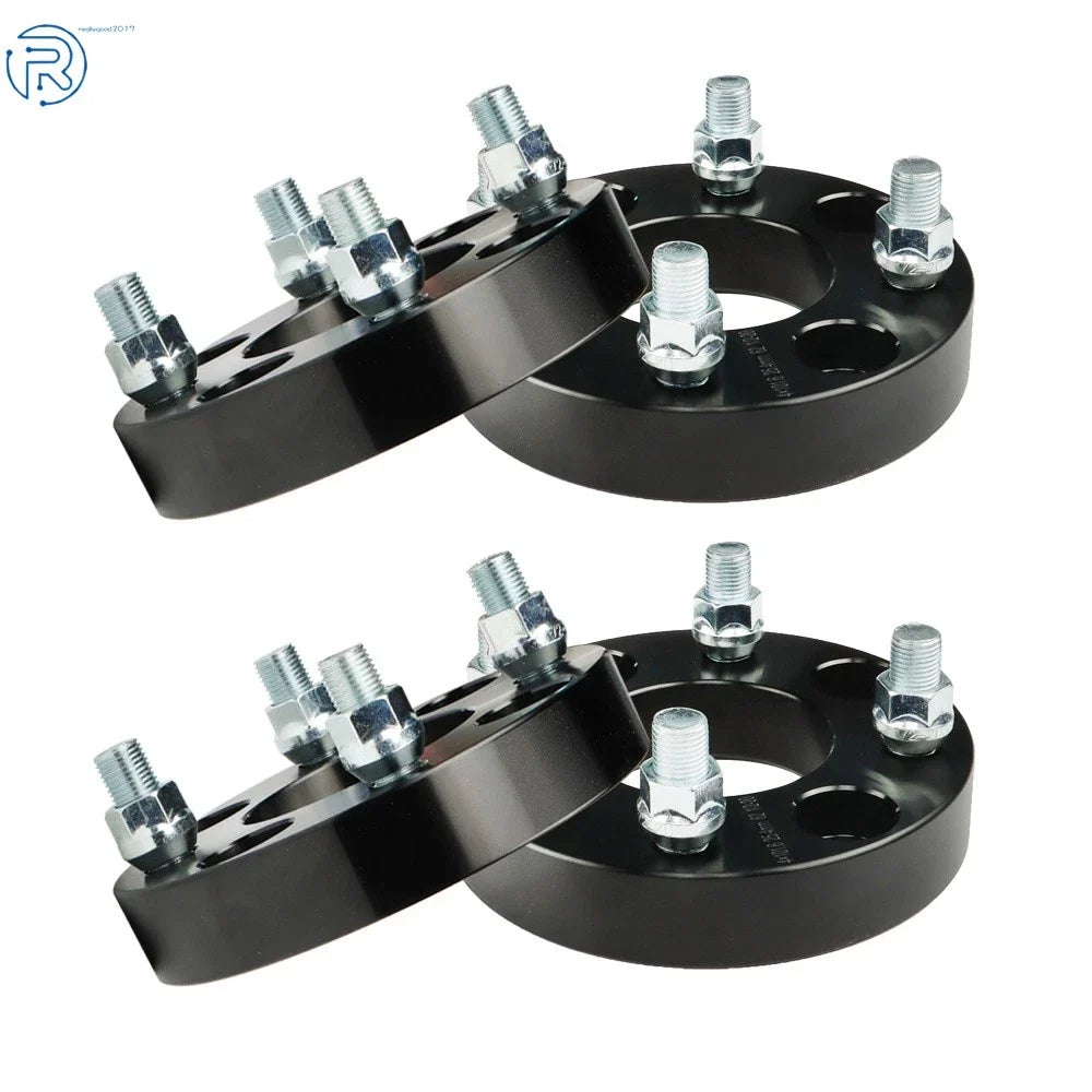 Set of 4 Wheel Spacers for Club Car Golf Cart (1" 4x4, 1/2x20 Studs, 62mm Hub Bore)