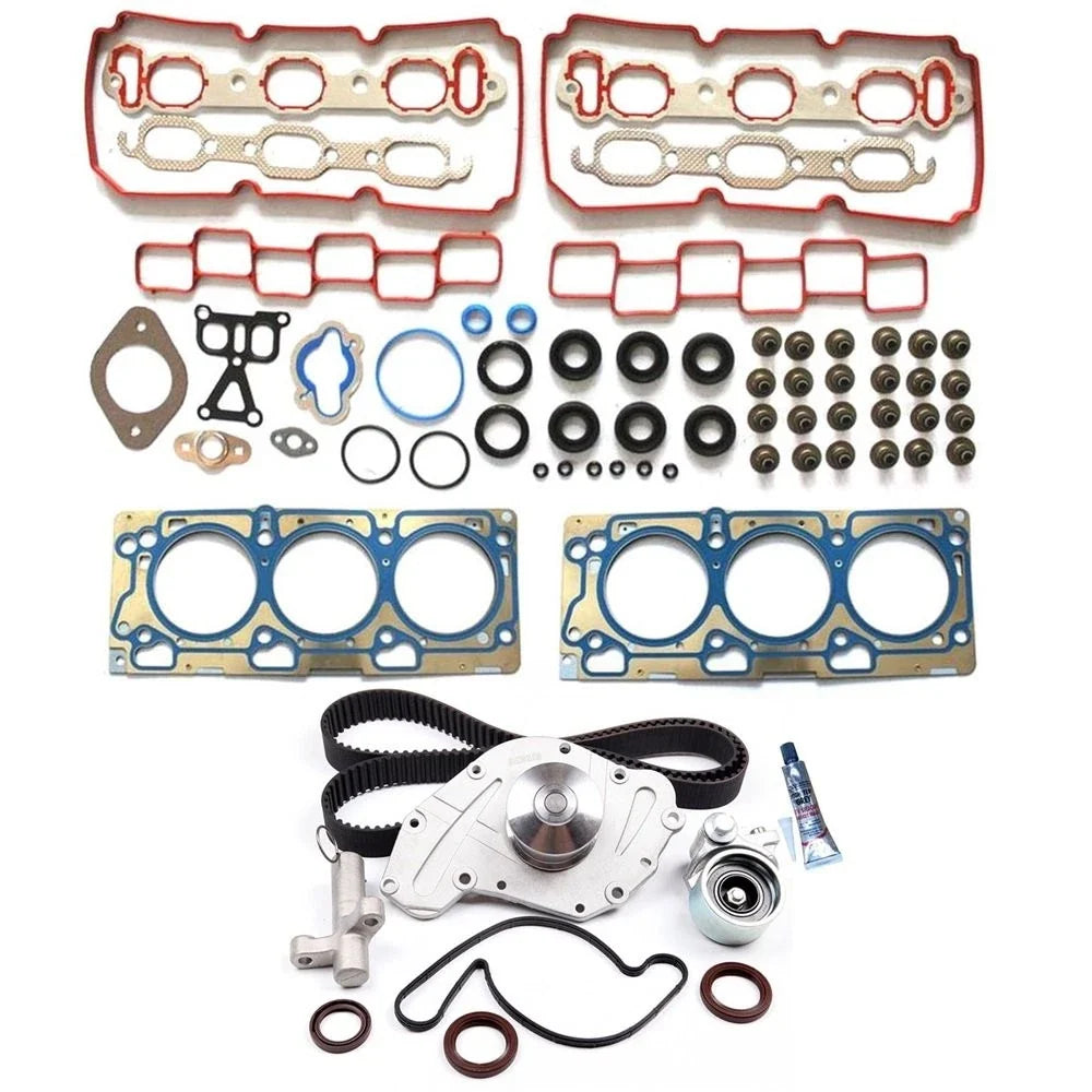 Head Gasket Set Timing Belt Kit Tensioner Water Pump for Chrysler 300 (2007–2009)
