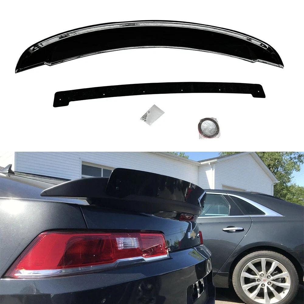 Rear Wing Spoiler for Chevrolet Camaro ZL1 (2014–2015) Gloss Black