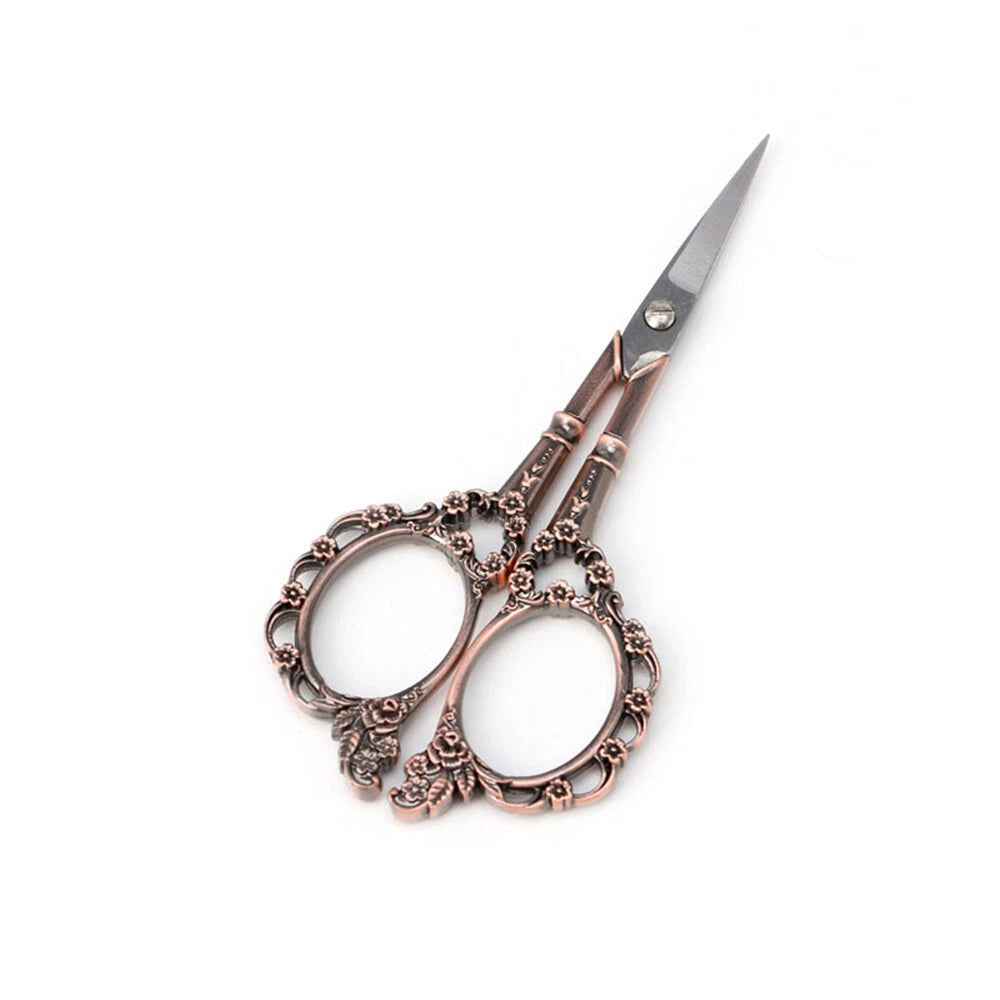 Antique Style Plum Blossom Embroidery Scissors for Sewing Tool