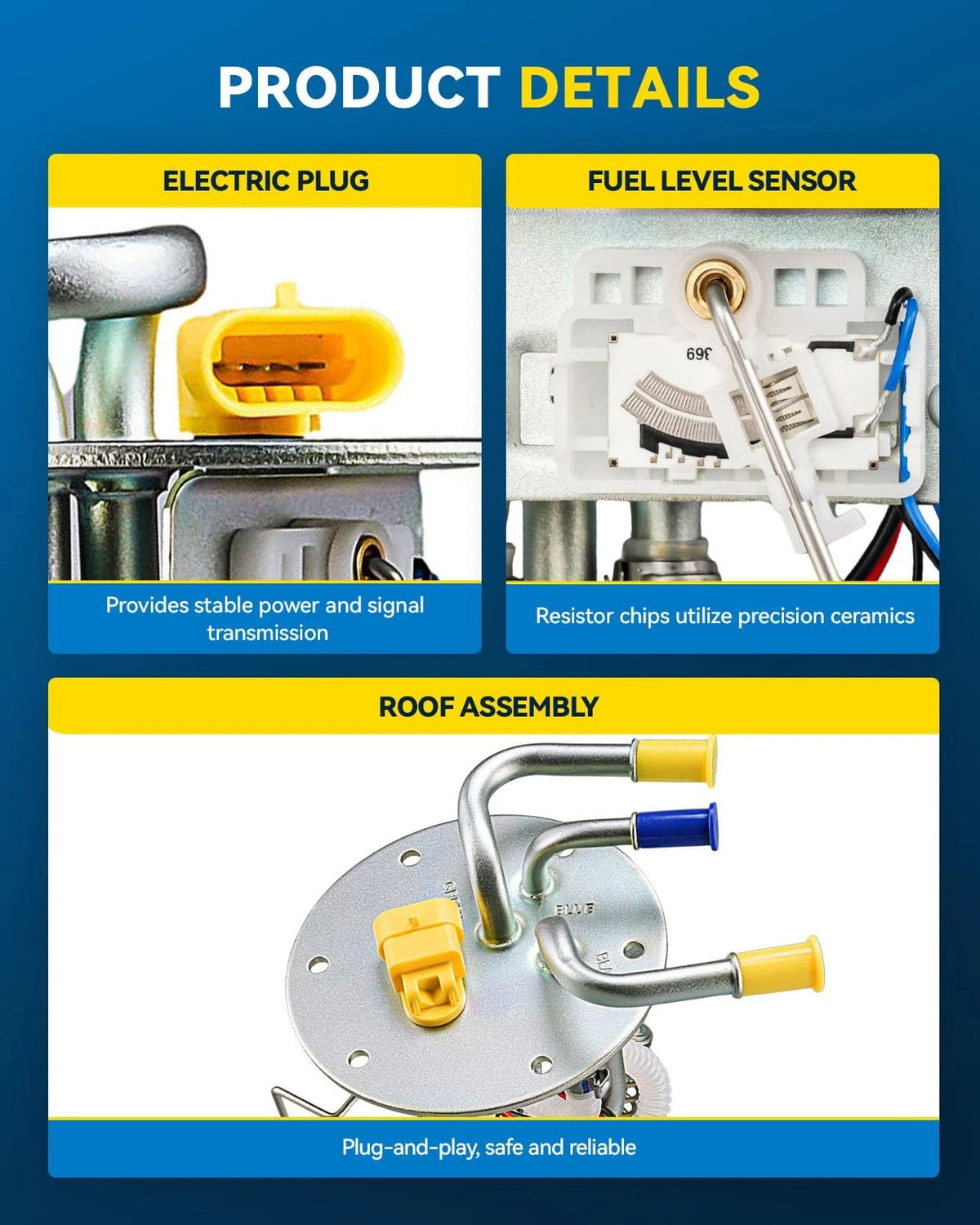Electric Fuel Pump Assembly for Chevrolet Corvette (2000–2003)