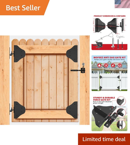 Heavy-Duty Anti-Sag Gate Kit for