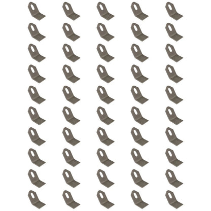 Set of 50 Coarse Cut Blades for Alamo Flail Mower (Fits Std Duty)