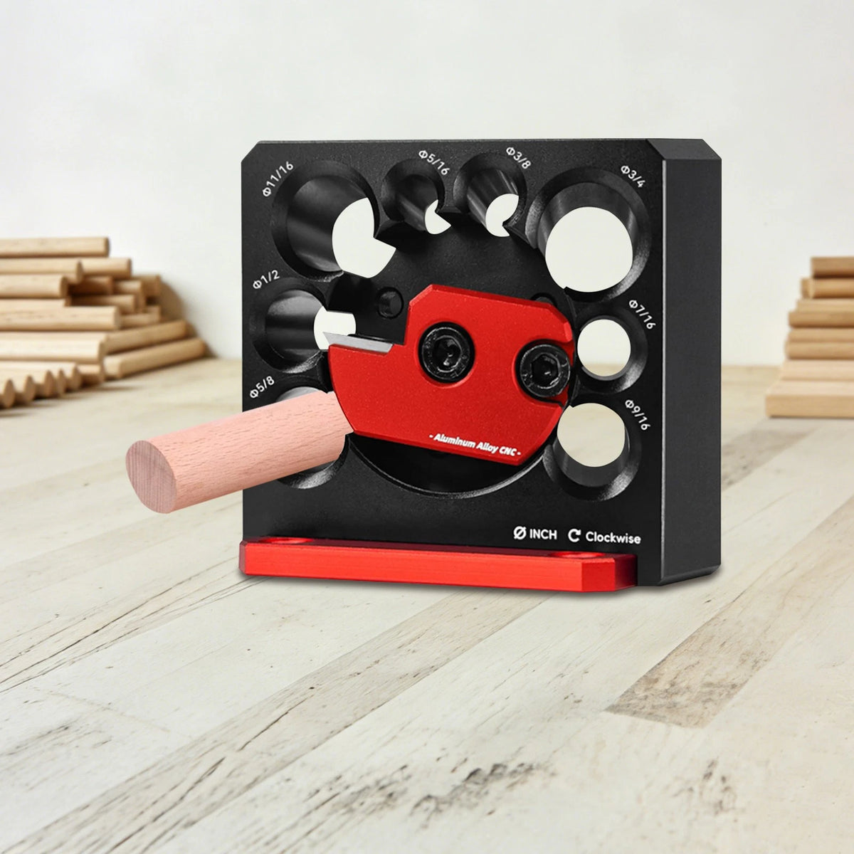 8-Hole Electric Drill Stick Dowel Cutter for Woodwork