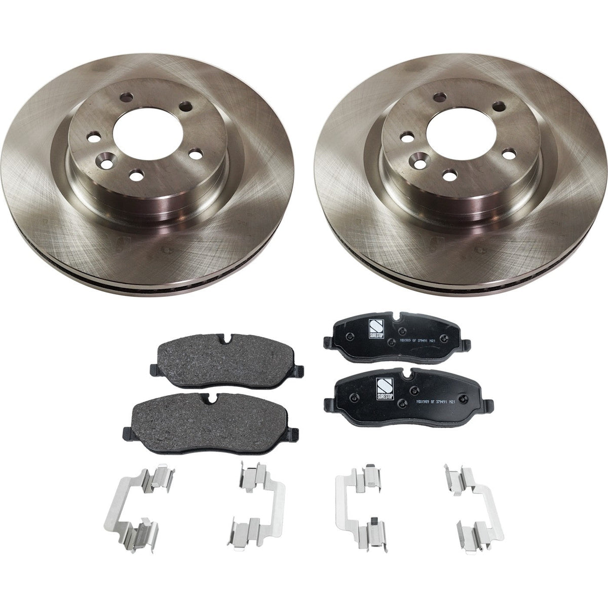 Brake Disc Rotor and Pad Kit for Land Rover Range Rover Sport LR3 (2006–2009)