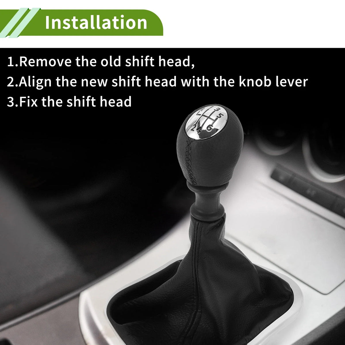 6 Speed Manual Gear Shifter Knob with Cover for Fiat Talento (2016–2023)