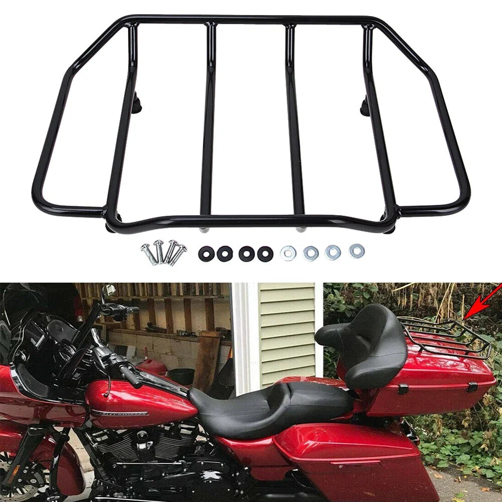 Tour Pack Luggage Top Rack for Harley Touring Road King Street Road Glide (2014–2023)