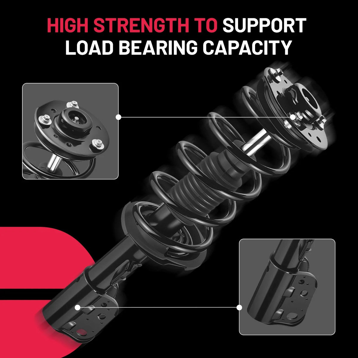 Front Quick Struts and Coil Springs for Chevrolet Equinox Terrain (2010–2017)