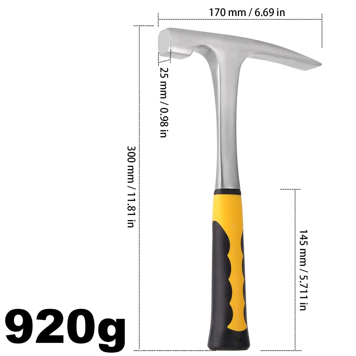 Rock Pick Hammer for ZEONHAK (32 oz, 12 inches)