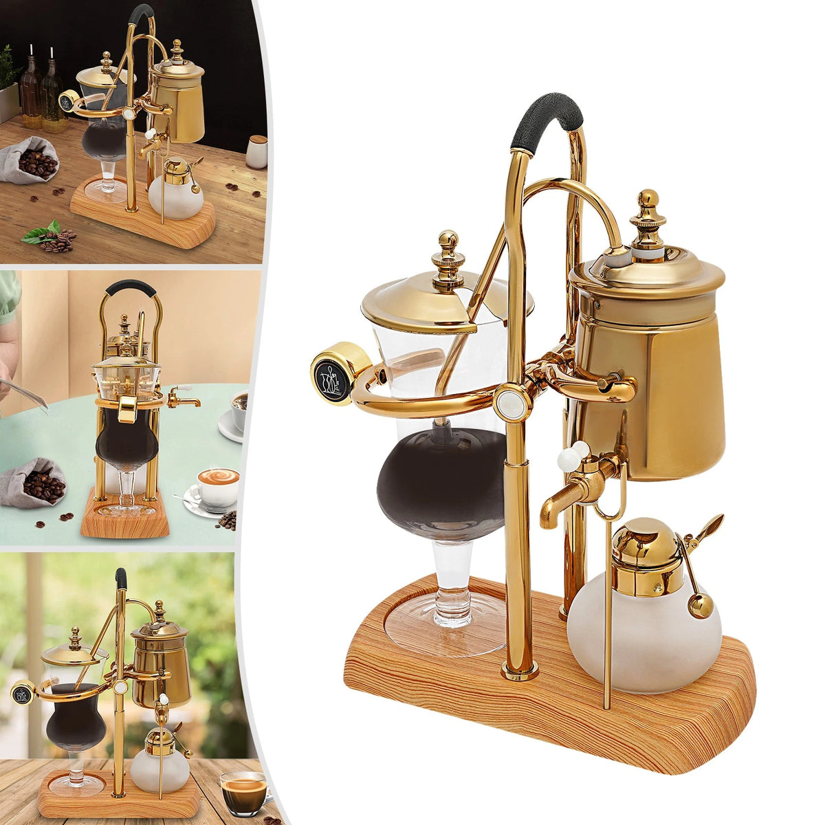 15OZ Royal Belgian Balance Syphon Coffee Maker Siphon Brewer