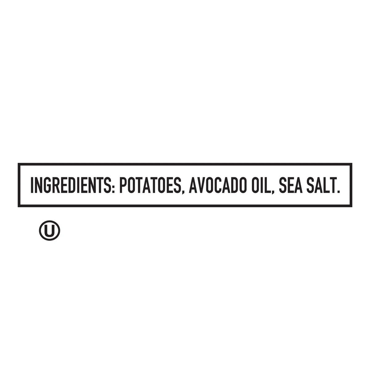 Pack of 12 Boulder Canyon Classic Sea Salt Flavored Potato Chips 5.25 oz
