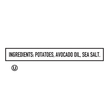 Pack of 12 Boulder Canyon Classic Sea Salt Flavored Potato Chips 5.25 oz