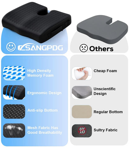 Cooling Ergonomic Waterproof Seat Cushions for Wheelchairs
